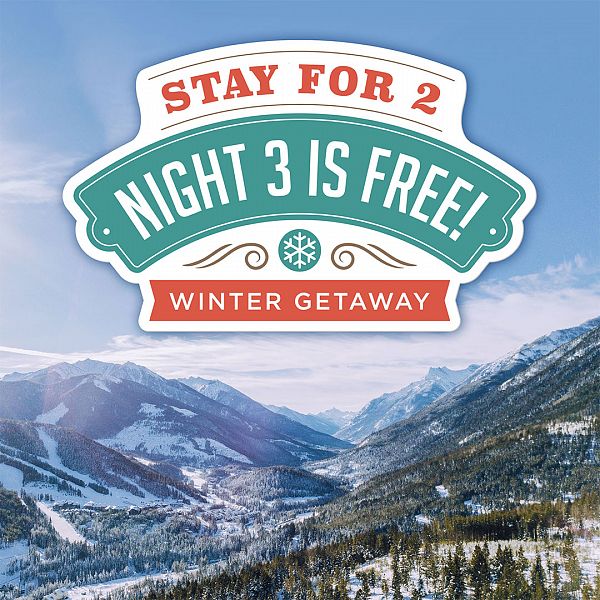Stay 2, Night 3 is FREE